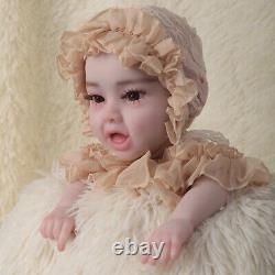 17.7 Silicone Reborn Baby Girl Full Body Silicone Baby Real Newborn Baby Dolls