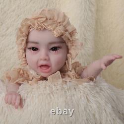 17.7 Silicone Reborn Baby Girl Full Body Silicone Baby Real Newborn Baby Dolls