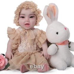 17.7 Silicone Reborn Baby Girl Full Body Silicone Baby Real Newborn Baby Dolls