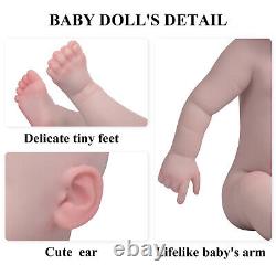 17.7 Silicone Reborn Baby Girl Full Body Silicone Baby Real Newborn Baby Dolls