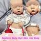 17.71'' solid silicone doll silicone reborn doll silicone girl doll toys gifts