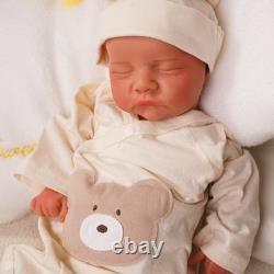 17.72 Inch Full Body Silicone Reborn Baby Dolls Realistic Waterproof Baby Boy