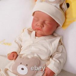 17.72 Inch Full Body Silicone Reborn Baby Dolls Realistic Waterproof Baby Boy