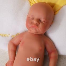 17.72 Inch Newborn Baby Wheaten Color Full Body Silicone Reborn Baby Boy Dolls