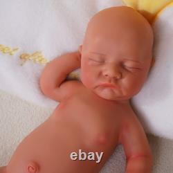 17.72 Inch Newborn Baby Wheaten Color Full Body Silicone Reborn Baby Boy Dolls