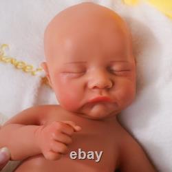 17.72 Inch Newborn Baby Wheaten Color Full Body Silicone Reborn Baby Boy Dolls