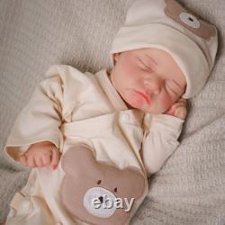 17.72 inch Reborn Baby Dolls Lifelike Full Silicone Newborn Boy Dolls Gifts