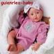 17.7in Lifelike full silicone baby doll reborn doll girl doll toy Christmas gift