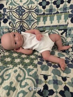 17 Inches Full body Platinum Silicone Baby Girl