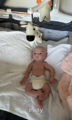 17 Inches Full body Platinum Silicone Baby Girl