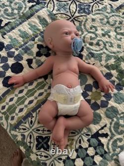 17 Inches Full body Platinum Silicone Baby Girl