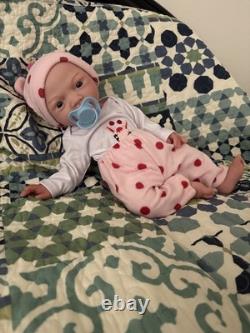 17 Inches Full body Platinum Silicone Baby Girl