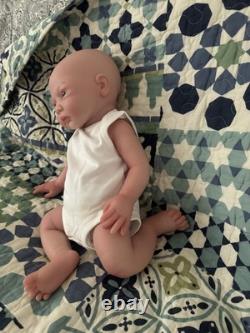 17 Inches Full body Platinum Silicone Baby Girl