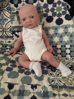 17 Inches Full body Platinum Silicone Baby Girl