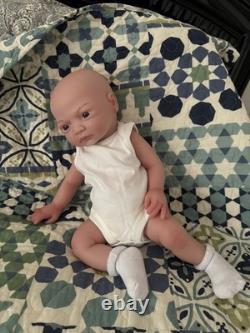 17 Inches Full body Platinum Silicone Baby Girl