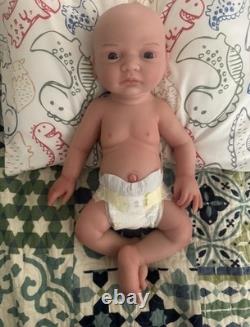 17 Inches Full body Platinum Silicone Baby Girl