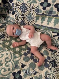 17 Inches Full body Platinum Silicone Baby Girl