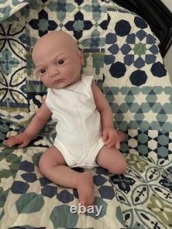 17 Inches Full body Platinum Silicone Baby Girl