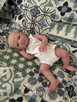 17 Inches Full body Platinum Silicone Baby Girl