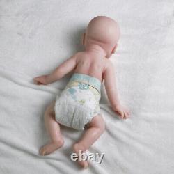 17 Lifelike Full Body Silicone Reborn Baby Waterproof Doll Kids Playmate Toys