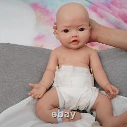 17 Micro Preemie Full Body Silicone Baby Doll HarperLifelike Mini Reborn
