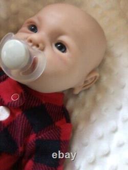 17 Newborn Boy Full Soft Platinum Silicone Baby Doll