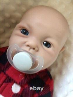 17 Newborn Boy Full Soft Platinum Silicone Baby Doll