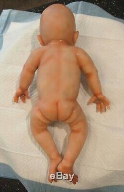 17 Painted Newborn Full Body Silicone Baby Girl Doll Brianna