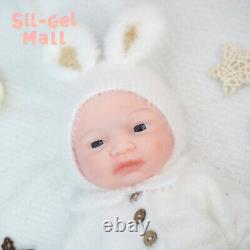 17'' Realistic Lifelike Reborn Baby Dolls Soft Body Solid Silicone Doll Newborn