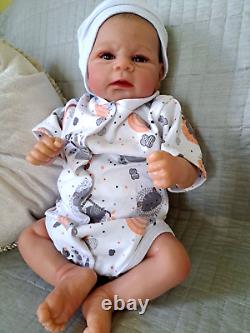 17 Reborn Dolls Soft Body Baby 3D Newborn Toddler