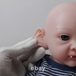 17 Reborn Elf Baby Dolls Full Body Silicone Baby Doll Newborn Birthday Gifts
