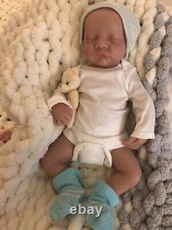 17 Silicone Reborn Baby Boy 5 lbs Soft Floppy Lifelike Newborn