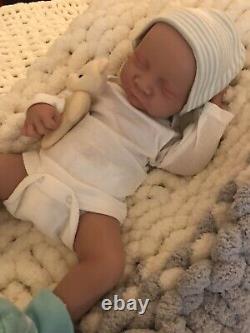 17 Silicone Reborn Baby Boy 5 lbs Soft Floppy Lifelike Newborn