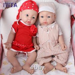 17Lifelike Reborn Baby Doll Boy and Girl Newborn Full Body Silicone Real Touch