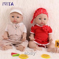 17Lifelike Reborn Baby Doll Boy and Girl Newborn Full Body Silicone Real Touch