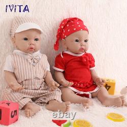 17Lifelike Reborn Baby Doll Boy and Girl Newborn Full Body Silicone Real Touch