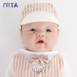 17Lovely Boy or Girl Reborn Baby Doll Full Body Silicone Real Touch Xmas Gifts