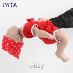 17Lovely Boy or Girl Reborn Baby Doll Full Body Silicone Real Touch Xmas Gifts