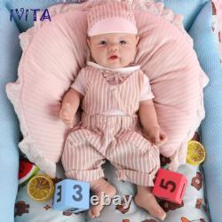 17Lovely Boy or Girl Reborn Baby Doll Full Body Silicone Real Touch Xmas Gifts
