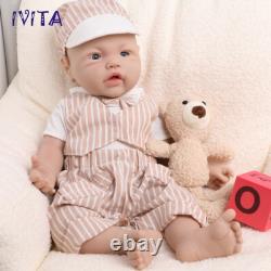 17Lovely Boy or Girl Reborn Baby Doll Full Body Silicone Real Touch Xmas Gifts
