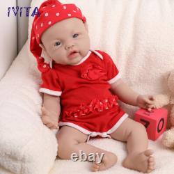 17Lovely Boy or Girl Reborn Baby Doll Full Body Silicone Real Touch Xmas Gifts
