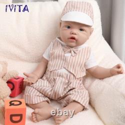 17Lovely Boy or Girl Reborn Baby Doll Full Body Silicone Real Touch Xmas Gifts