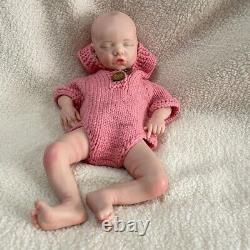 17in Realistic Full Body Silicone Reborn Baby Girl Doll Waterproof Lifelike Gift