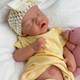 18.1'' Lifelike full silicone reborn baby doll girl doll toys gift handmade