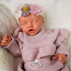 18.11 Inch Floppy Silicone Newborn Baby Girl Soft Body Silicone Reborn Doll