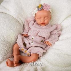 18.11 Inch Floppy Silicone Newborn Baby Girl Soft Body Silicone Reborn Doll