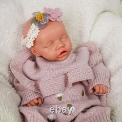 18.11 Inch Floppy Silicone Newborn Baby Girl Soft Body Silicone Reborn Doll