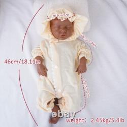 18.11'' solid silicone doll silicone reborn doll silicone girl doll toys gifts