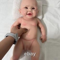 18.11'' solid silicone doll silicone reborn doll silicone girl doll toys gifts
