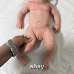18.11'' solid silicone doll silicone reborn doll silicone girl doll toys gifts